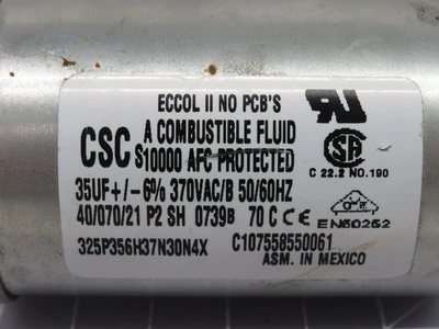 Used CSC _UNKNOWN_ Capacitors | OCO Industrial #1621675