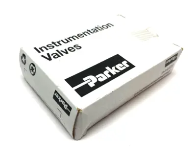 NEW PARKER HIGH PRESSURE RELIEF VALVE, MANUAL OVERRIDE, ANGLED