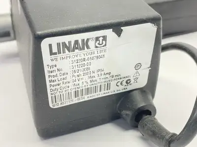 USED LINAK HOOD LIFT ACTUATOR ARM 2500N PUSH LOAD 311220-00