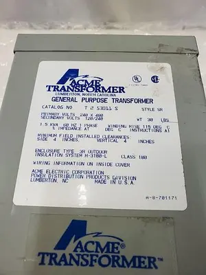 ACME TRANSFORMER T2  53011 S