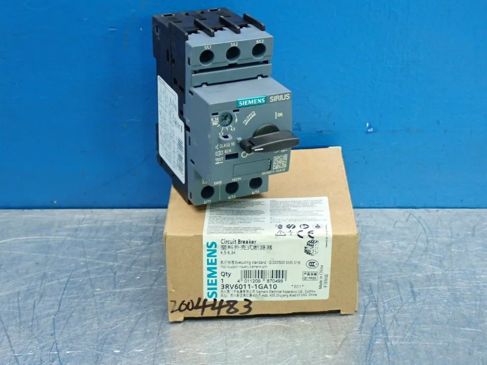 New | in-Stock SIEMENS 3RV60111GA10 Circuit Breakers Ohio US | HGR 24 #801909