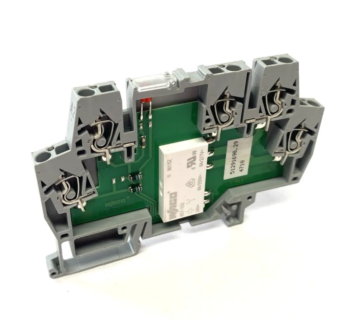Used WAGO Relay Terminal Module 1-Changeover Contact, Red Indicator Relays & Switches Michigan US | Maverick Industrial Sales #1396976