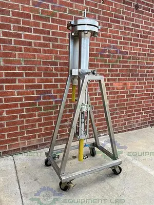 USED SEPTECH ANNULAR EXPANSION STAINLESS STEEL PREPARATIVE HPLC COLUMN