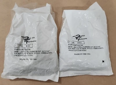 NEW PARKER FASTENERS 25C75KCSS