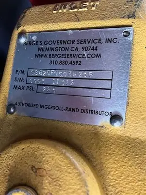 Ingersoll Rand Air Starter SN 090511312