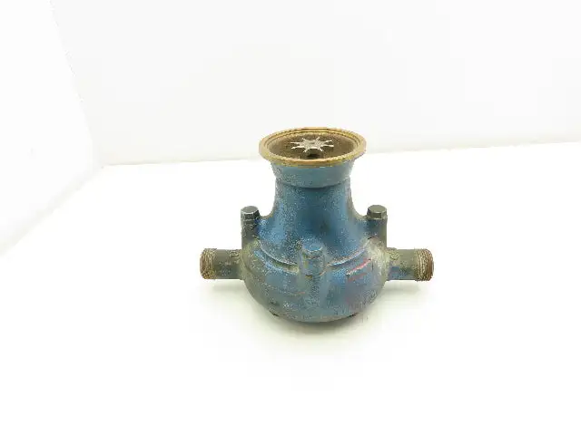 Liquid Flow Meter 3/4 x 3/4" Bronze Valve -No Reader