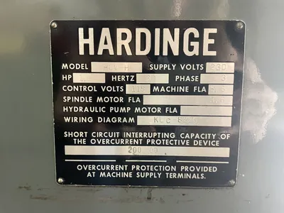 HARDINGE HLV-H LATHES, PRECISION, JEWELERS, TOOLROOM, Etc. | Wheeler Machinery Sales (5)