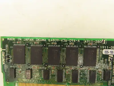Okuma 1911-2806 Opus 7000 Flash Memory Card 12MB Circuit Board
