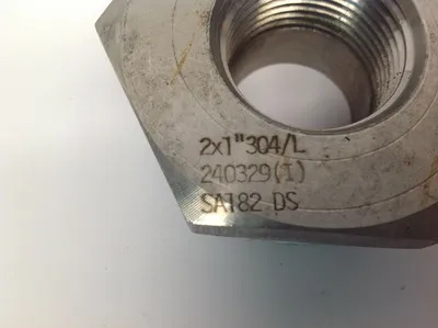 SA182 | 2x1” 304/L Hex Bushing  DS - Used