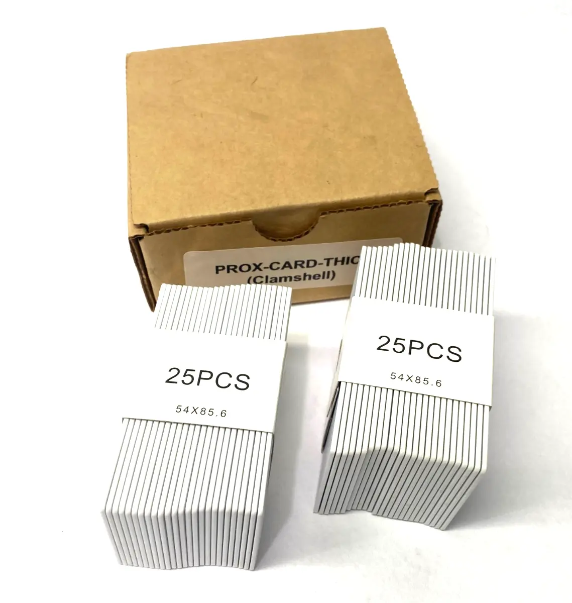 USED ZKTECO 125KHZ PROXIMITY CARDS, THICK, CLAMSHELL