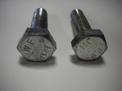 Tap Bots- 1/2-13x 1 3/4" Zinc Plated - 8.8 (LOT OF 2)