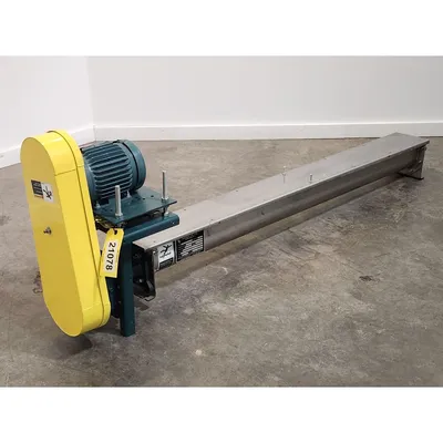 Surplus 4" Dia. X 6' Long Stainless Steel Screw Auger Feeder Conveyor