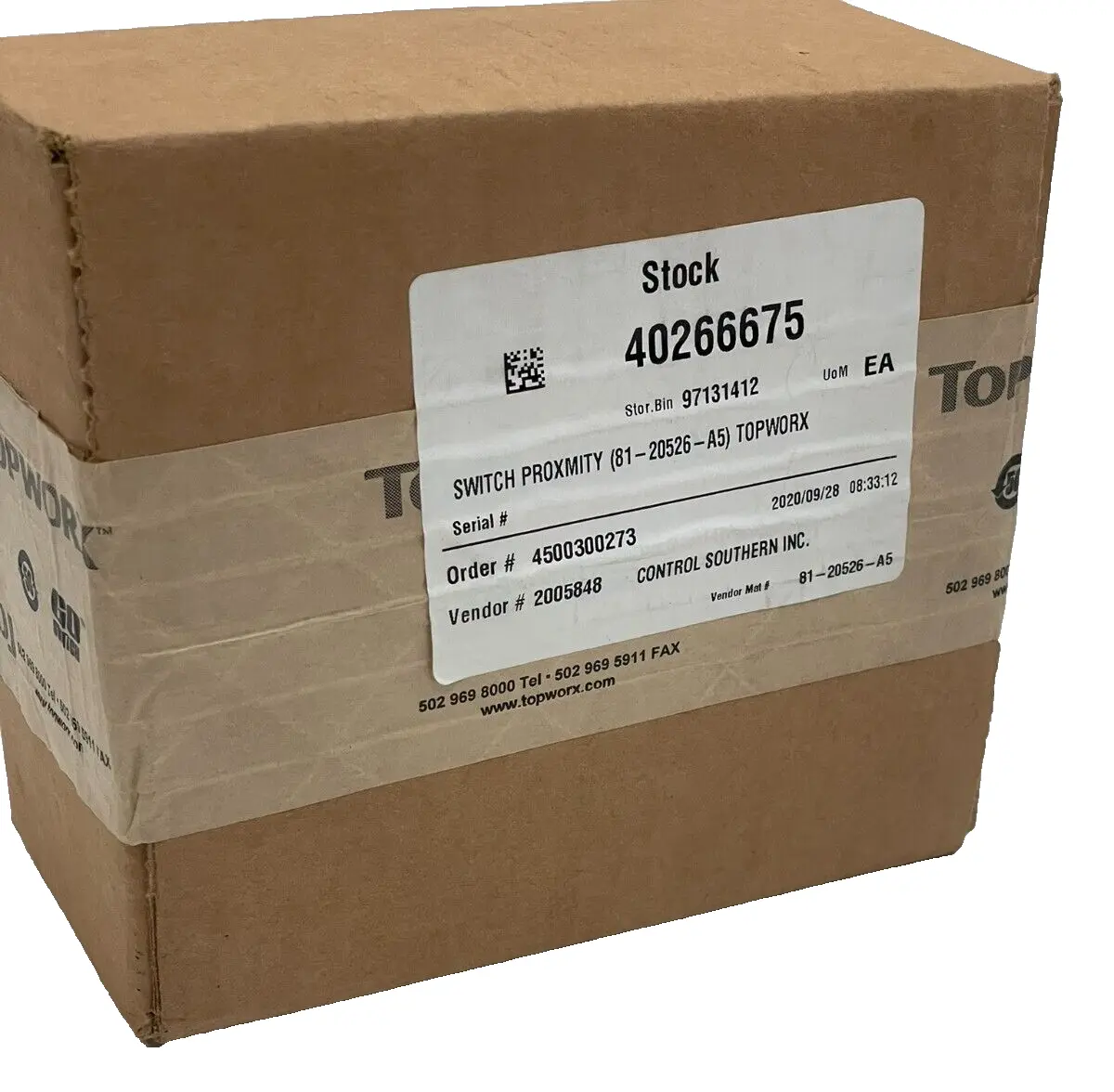 NEW TOPWORX GO SWITCH 81-20526-A5 PROXIMITY SWITCH 8120526A5