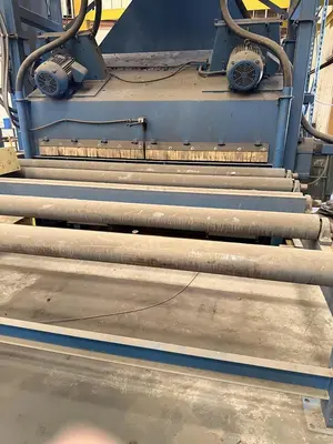 New | in-Stock 2008 BLASTEC 10' PLATE Roller Conveyor Shot Blaster Pennsylvania US | Shot Blasting Equipment #1292197