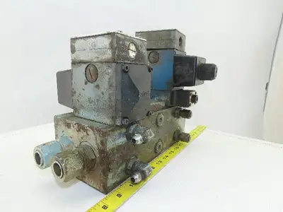 Rexroth Hydraulic valves W/3 Port Manifold Base Assembly