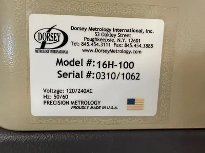 2003 DORSEY METROLOGY 16H Comparators | GMT (12)