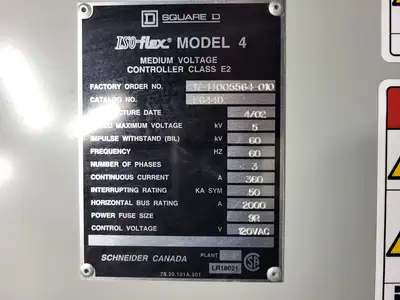 USED 2002 SQUARE D EG44D