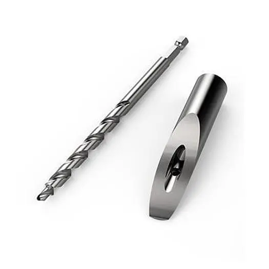 Foreman Micro-Pocket™ Drill Bit with Drill Guide