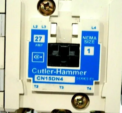 USED CUTLER HAMMER CN15DN4 CONTACTOR SIZE 1 SER.B1