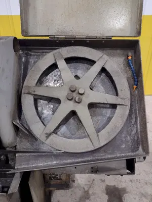 22" X 32" W.F. WELLS HORIZONTAL BANDSAW. STOCK #0133025