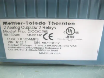 NEW Metler Toledo 200CRS
