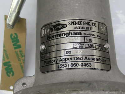 Used SPENCE _UNKNOWN_ Valves/Fittings | OCO Industrial #1735784