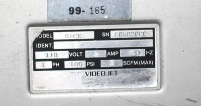 USED VIDEOJET EXCEL SERIES 10