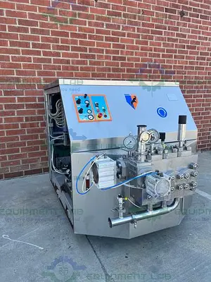USED GEA NIRO SOAVI NS3037H DUAL STAGE DAIRY HOMOGENIZER 5678 LITERS / HOUR