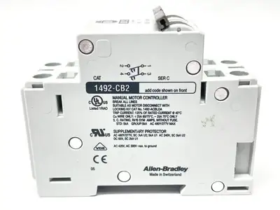1492-CB2G030 | Allen Bradley  Ser C Circuit Breaker 3A 1/2HP - Used