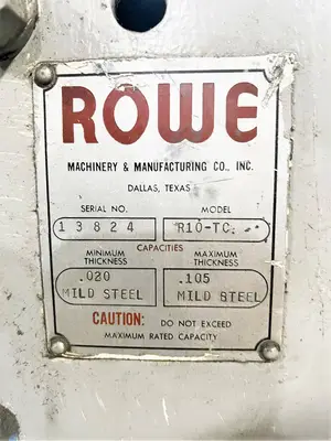 USED ROWE R10-TC