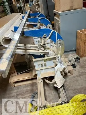 USED OMGA TI 189 NC HALVING MACHINE WITH FEEDER