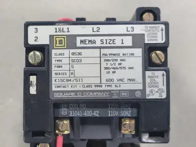 USED SQUARE D 8536SCO3V02S