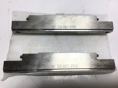 Greener Corp SC-1071 Sealing Jaws for Horizontal Flow Wrappers UP 56-187-690 Down 56-187-769