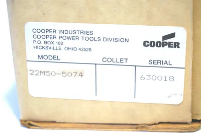 NEW COOPER 22M50-5074 MOTOR 22M505074