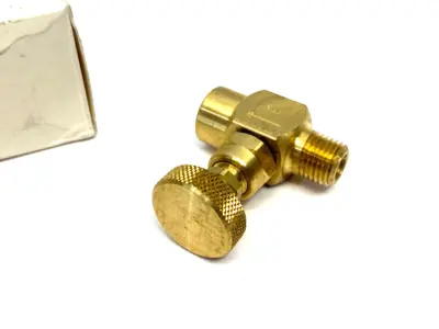 USED NORGREN BRASS NEEDLE VALVE