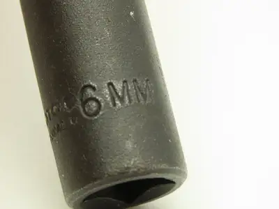 Proto 7006M 3/8" Drive 6MM 6 Point Impact Socket Deep 2-3/4"L  Metric Lot of 8