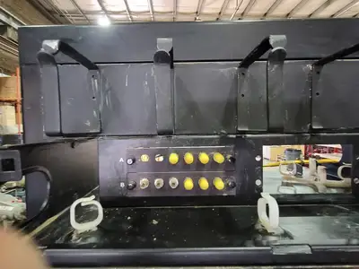 83"H Open Frame Rack w/ 3Com Baseline 10/100 Switch