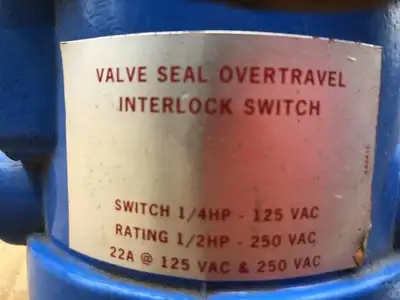 Valve Seal Overtravel Interlock Switch / 104772 Auxiliary Switch 125/250VAC