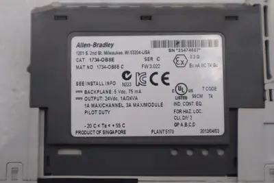 ALLEN BRADLEY 1734-OB8E / 1734OB8E (USED TESTED CLEANED) 6 AVAILABLE STOCK K3283