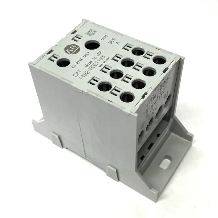 Used ALLEN-BRADLEY SER. A ENCLOSED POWER DISTRIBUTION BLOCK 335A Terminal Blocks Michigan US | Maverick Industrial Sales #1089881