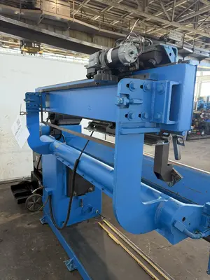 54" JETLINE MODEL #SWC-3A SEAM WELDER WITH SYNCROWAVE 250DX WELDER: YOBRO #23913