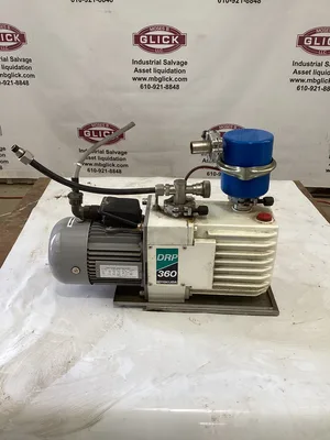Tokuda DRD-360III Rotary Vacuum Pump Oil Sealed 0.75kW 360LPM 3PH