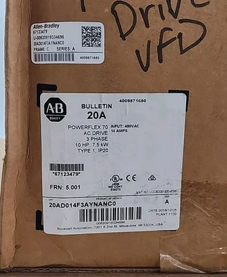 NEW Allen-Bradley 20AD014F3AYNANC0