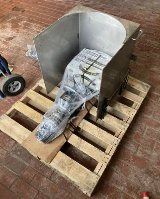 Evodos type 25 spiral plate centrifuge, 316L SS.