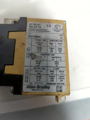 Used ALLEN-BRADLEY 700-P400 A1 Misc Electrical & Power Parts Ohio US | Surplus Asset Holdings #1512964