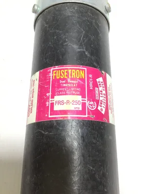 Fusetron FRS-R-250 Dual Element Time Delay Fuse 600VAC 200K amps. rms Great Deal