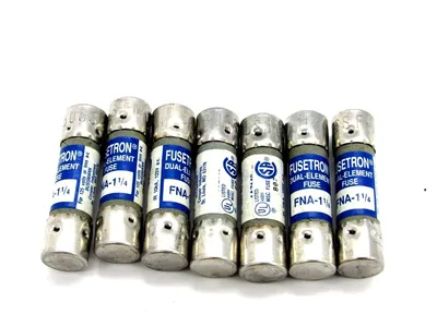 NEW LOT OF 7 BUSSMANN FNA-1-1/4 FUSES FNA114