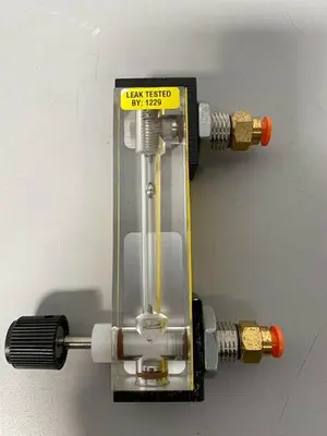 USED COLE PARMER 34500-60 ACRY-010035 FLOWMETER KIT WITH VALVE 40 SCFH