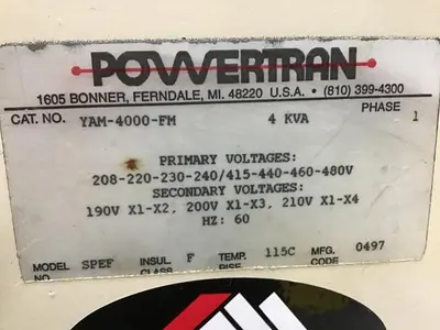USED POWERTRAN YAM-4000-FM