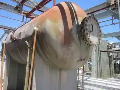 2457 gal praj industries horizontal carbon steel pressure vessel